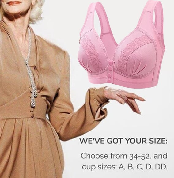 💕BUY 1 GET 2 FREE💕-2025 Front Button Breathable Skin-Friendly Cotton Bra